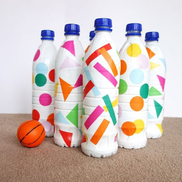 Bowling con botellas de plástico